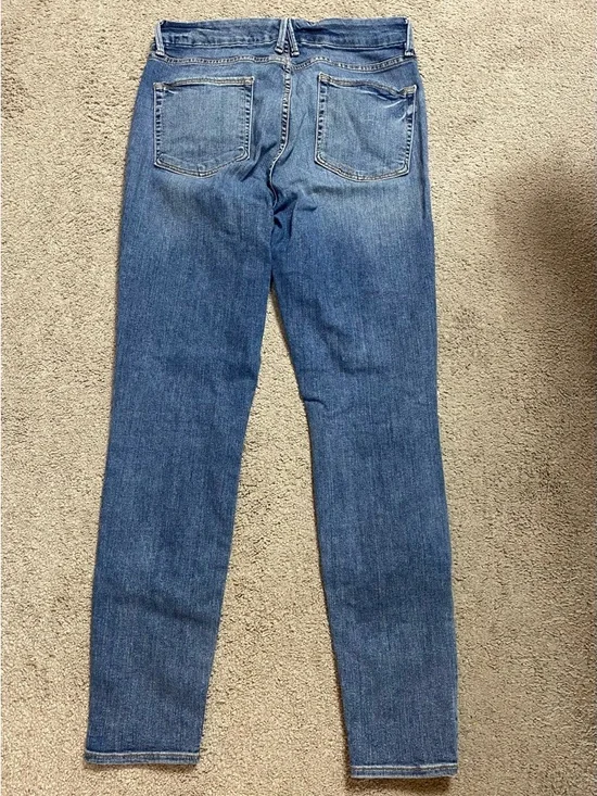 Good American Medium Blue Distressed Skinny Jeans - Picture 2 of 5